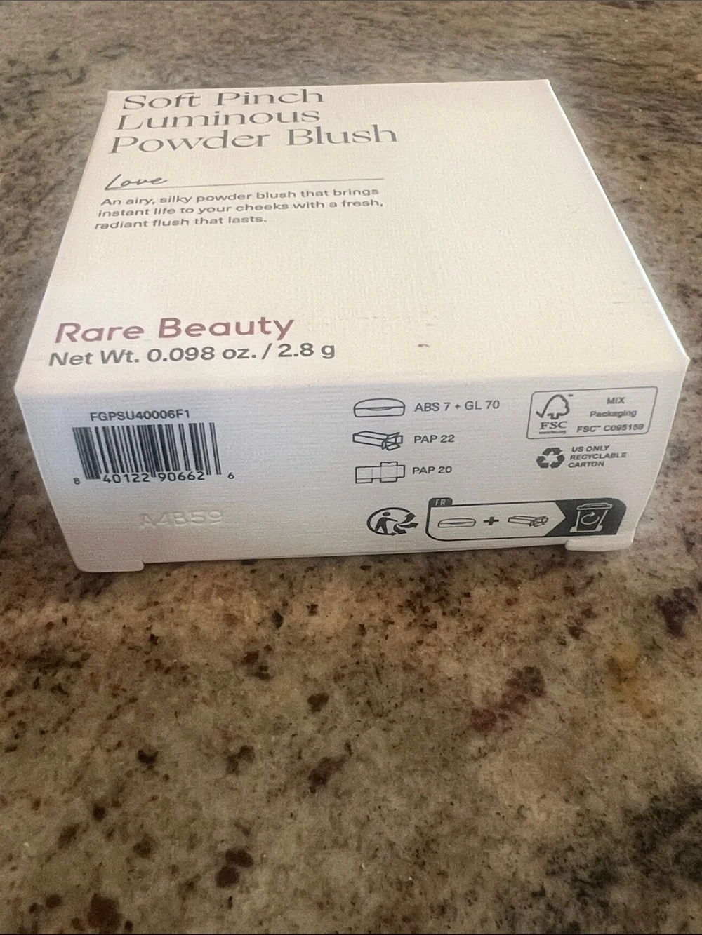 Rare Beauty Soft Pinch Luminous Powder Blush Love NIB
